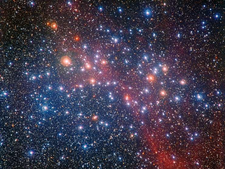The colourful star cluster NGC 3532