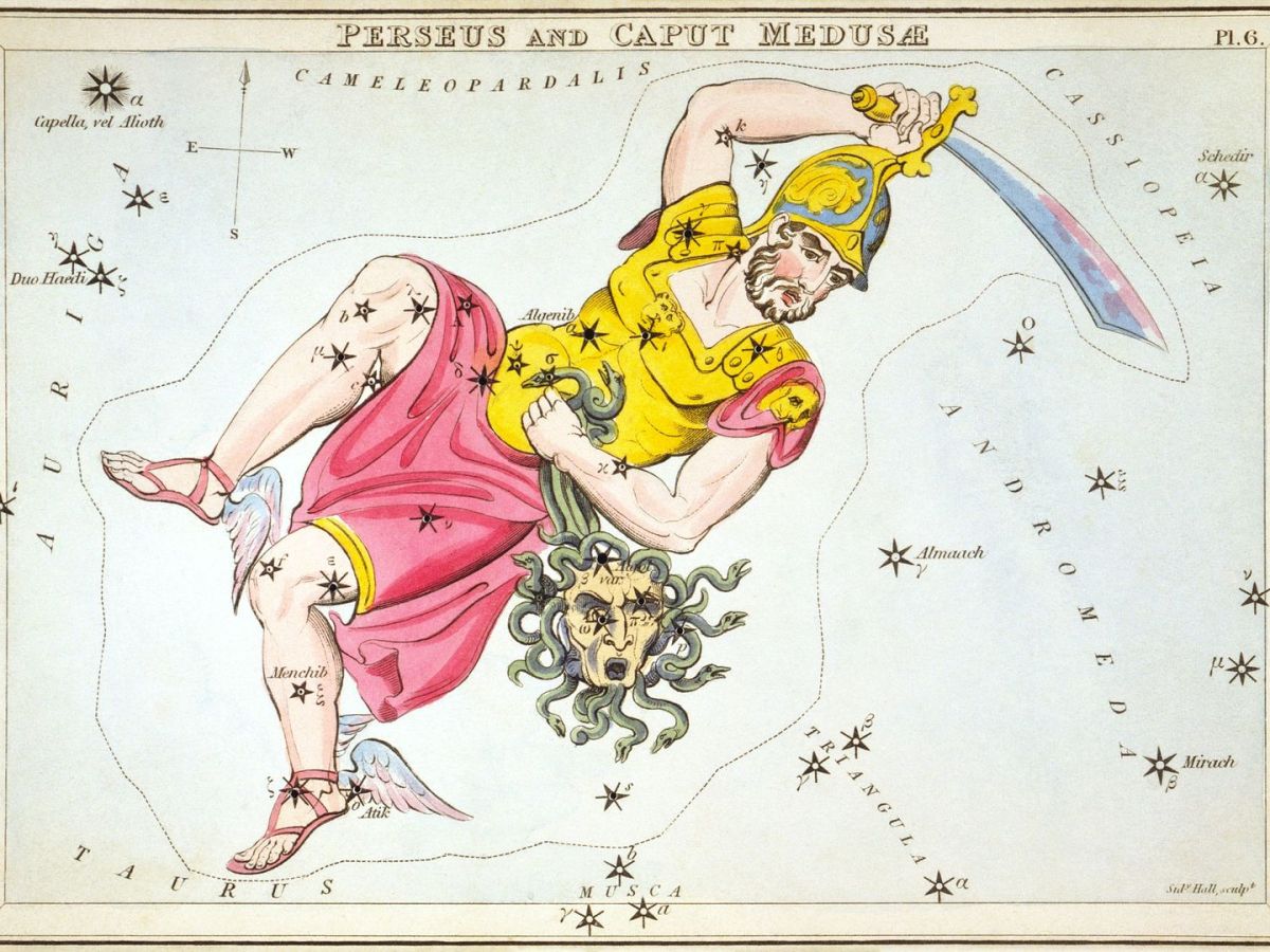 Las joyas del héroe: una mirada al cielo de Perseo